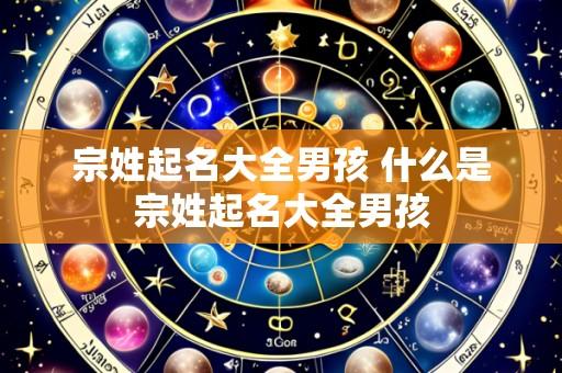 宗姓起名大全男孩 什么是宗姓起名大全男孩