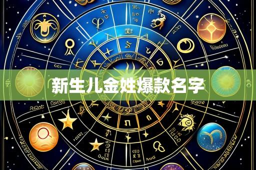 新生儿金姓爆款名字
