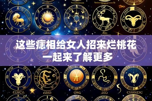 这些痣相给女人招来烂桃花 一起来了解更多