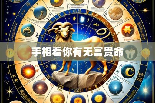 手相看你有无富贵命