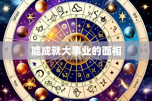 能成就大事业的面相