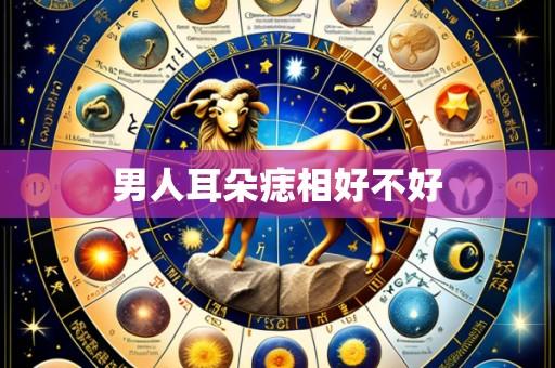 男人耳朵痣相好不好