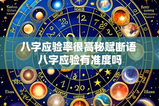 八字应验率很高秘赋断语 八字应验有准度吗