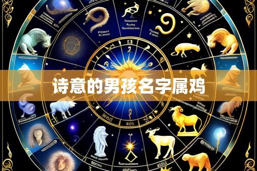 诗意的男孩名字属鸡