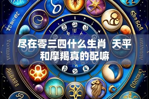 尽在零三四什么生肖 天平和摩羯真的配嘛