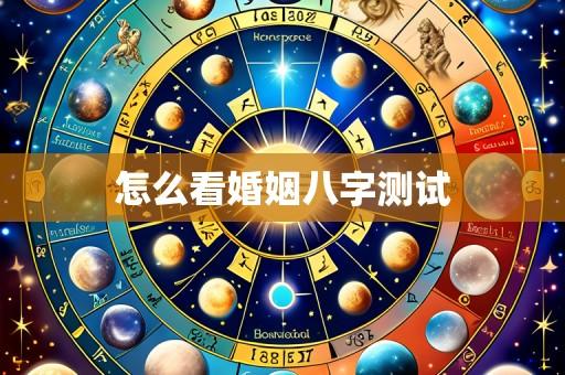 怎么看婚姻八字测试