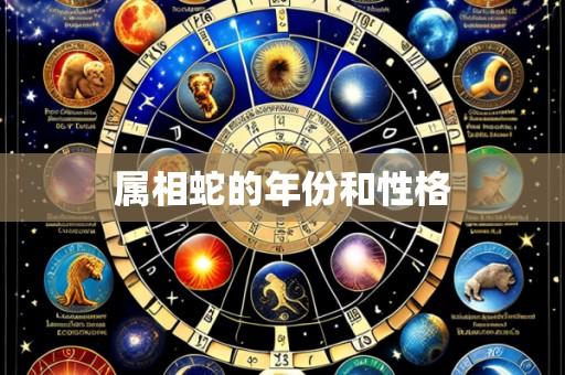 属相蛇的年份和性格