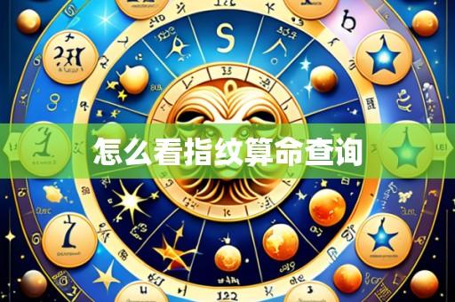 怎么看指纹算命查询