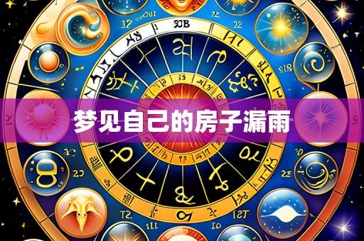 梦见自己的房子漏雨