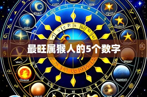 最旺属猴人的5个数字