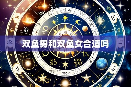 双鱼男和双鱼女合适吗