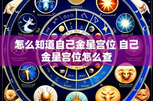 怎么知道自己金星宫位 自己金星宫位怎么查