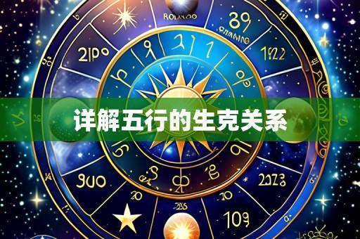 详解五行的生克关系