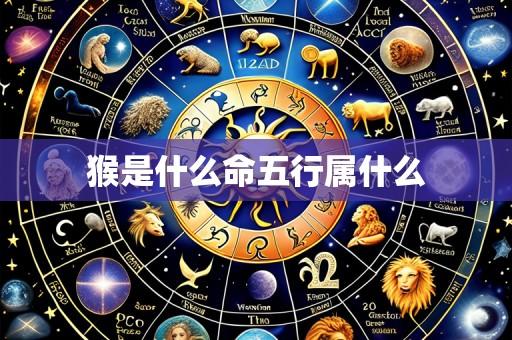 猴是什么命五行属什么