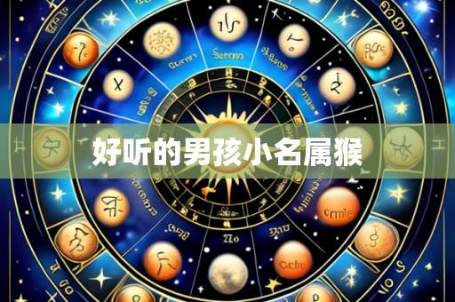 好听的男孩小名属猴