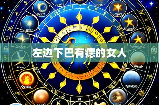 左边下巴有痣的女人