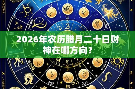 2026年农历腊月二十日财神在哪方向？