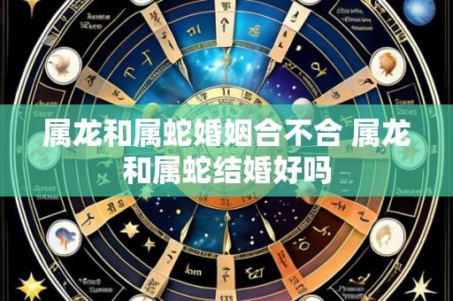 属龙和属蛇婚姻合不合 属龙和属蛇结婚好吗
