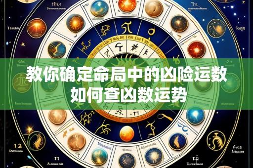 教你确定命局中的凶险运数 如何查凶数运势