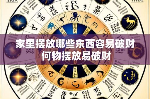 家里摆放哪些东西容易破财 何物摆放易破财