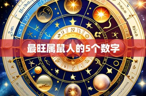 最旺属鼠人的5个数字