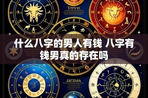 什么八字的男人有钱 八字有钱男真的存在吗