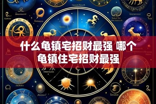 什么龟镇宅招财最强 哪个龟镇住宅招财最强