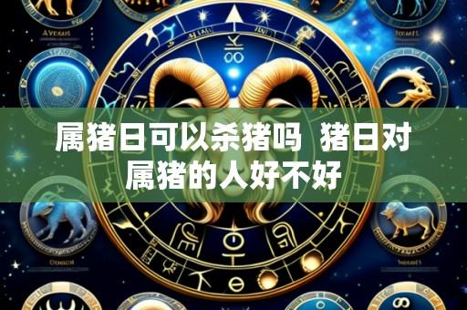 属猪日可以杀猪吗  猪日对属猪的人好不好