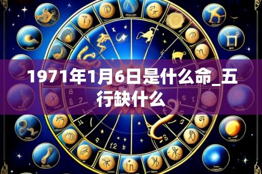 1971年1月6日是什么命_五行缺什么