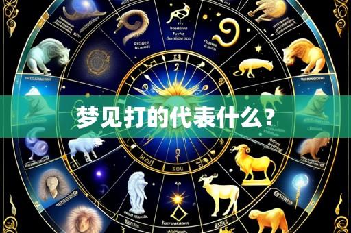 梦见打的代表什么?