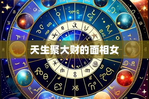 天生聚大财的面相女