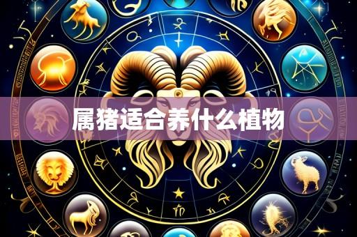 属猪适合养什么植物