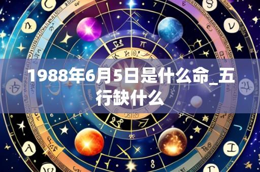 1988年6月5日是什么命_五行缺什么