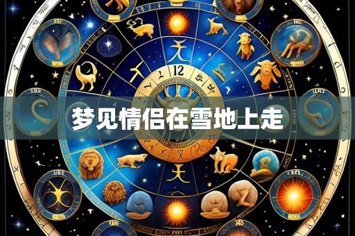 梦见情侣在雪地上走