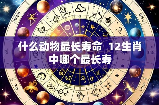 什么动物最长寿命 12生肖中哪个最长寿