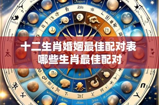 十二生肖婚姻最佳配对表 哪些生肖最佳配对