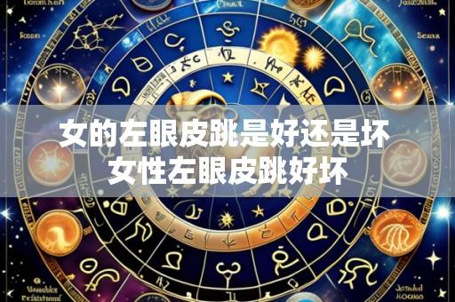 女的左眼皮跳是好还是坏 女性左眼皮跳好坏