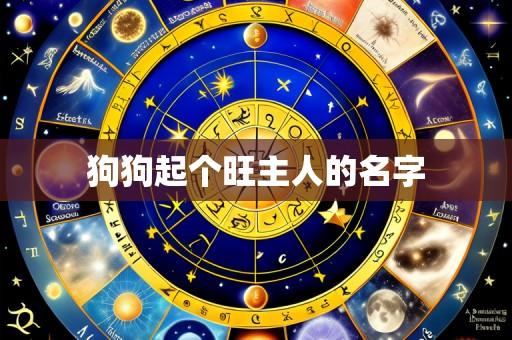 狗狗起个旺主人的名字