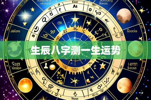生辰八字测一生运势