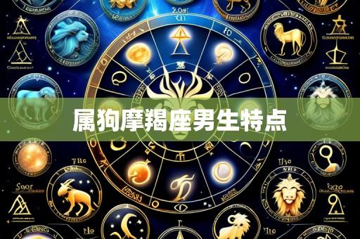 属狗摩羯座男生特点