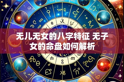 无儿无女的八字特征 无子女的命盘如何解析