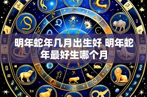 明年蛇年几月出生好 明年蛇年最好生哪个月