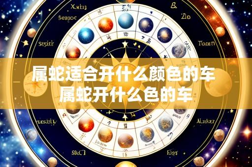 属蛇适合开什么颜色的车 属蛇开什么色的车