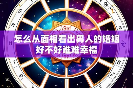 怎么从面相看出男人的婚姻好不好谁难幸福