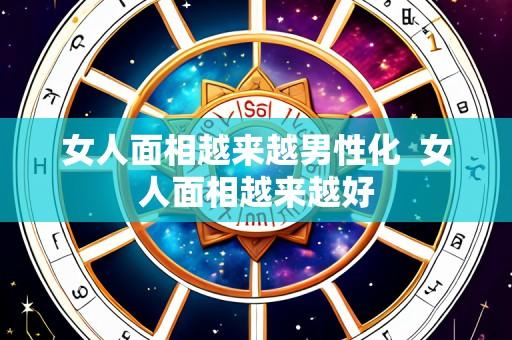 女人面相越来越男性化 女人面相越来越好