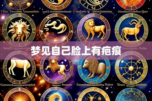 梦见自己脸上有疤痕