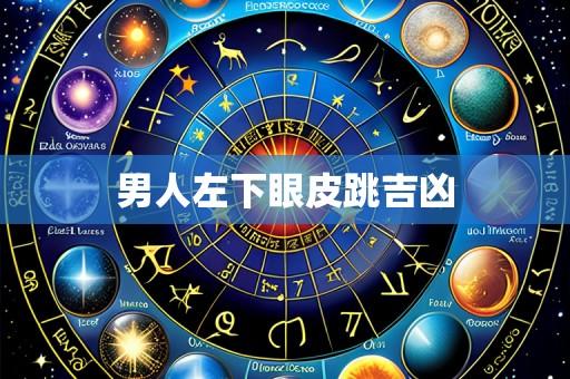 男人左下眼皮跳吉凶