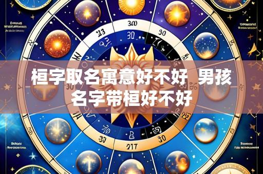 桓字取名寓意好不好  男孩名字带桓好不好