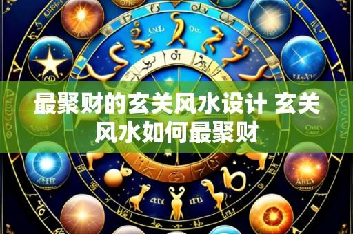 最聚财的玄关风水设计 玄关风水如何最聚财