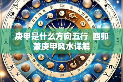 庚甲是什么方向五行 酉卯兼庚甲风水详解